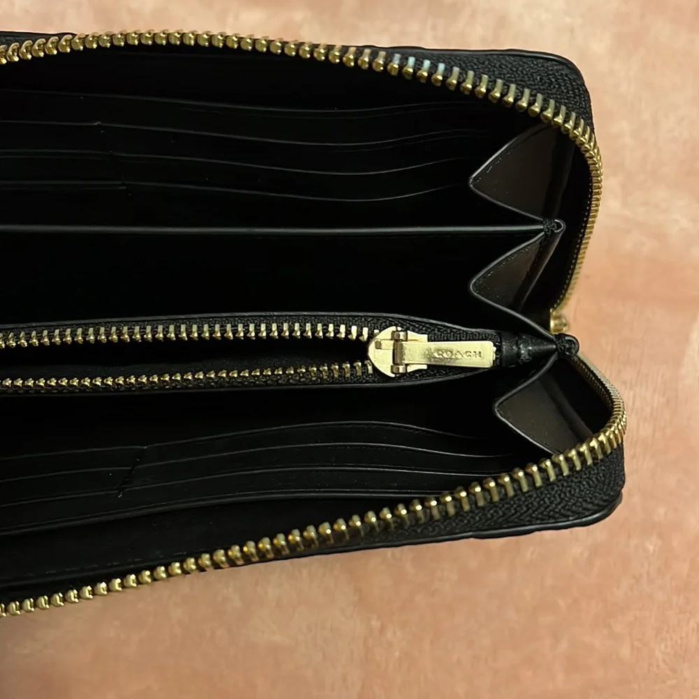 Coach leather logo wallet - Picture 5 of 6